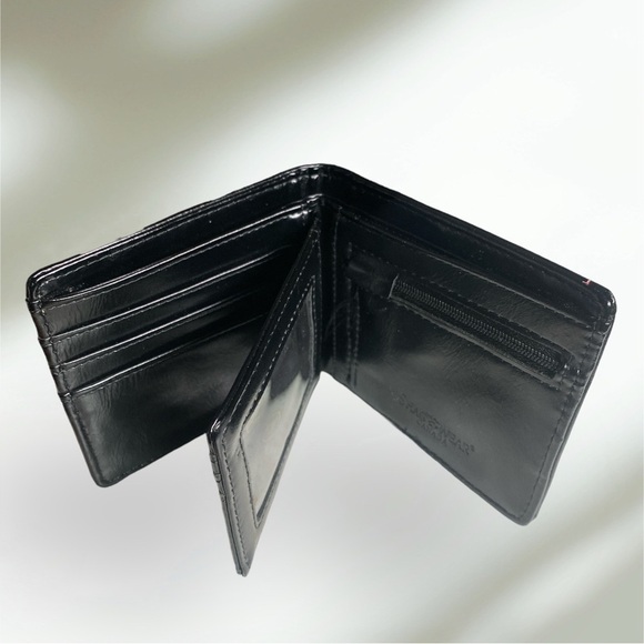 SHAG WEAR Electric Guitars Tri-Fold Wallet Gothic Vegan Leather 4.5 x 3 1/4 - Picture 6 of 8